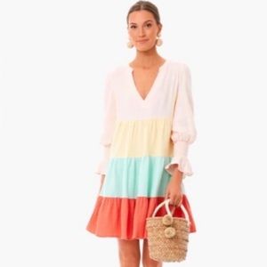 Kenzo Style Tiered Summer Style Mini Dress